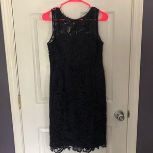 Navy lace dress size 6
